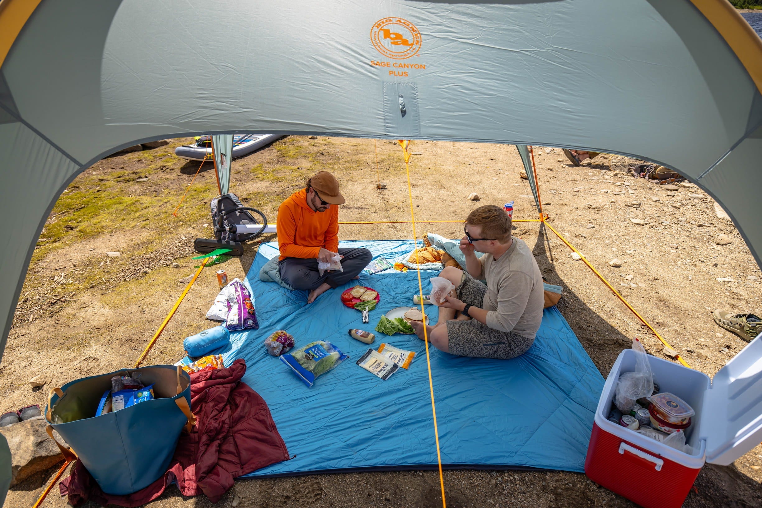 Setting up base camp