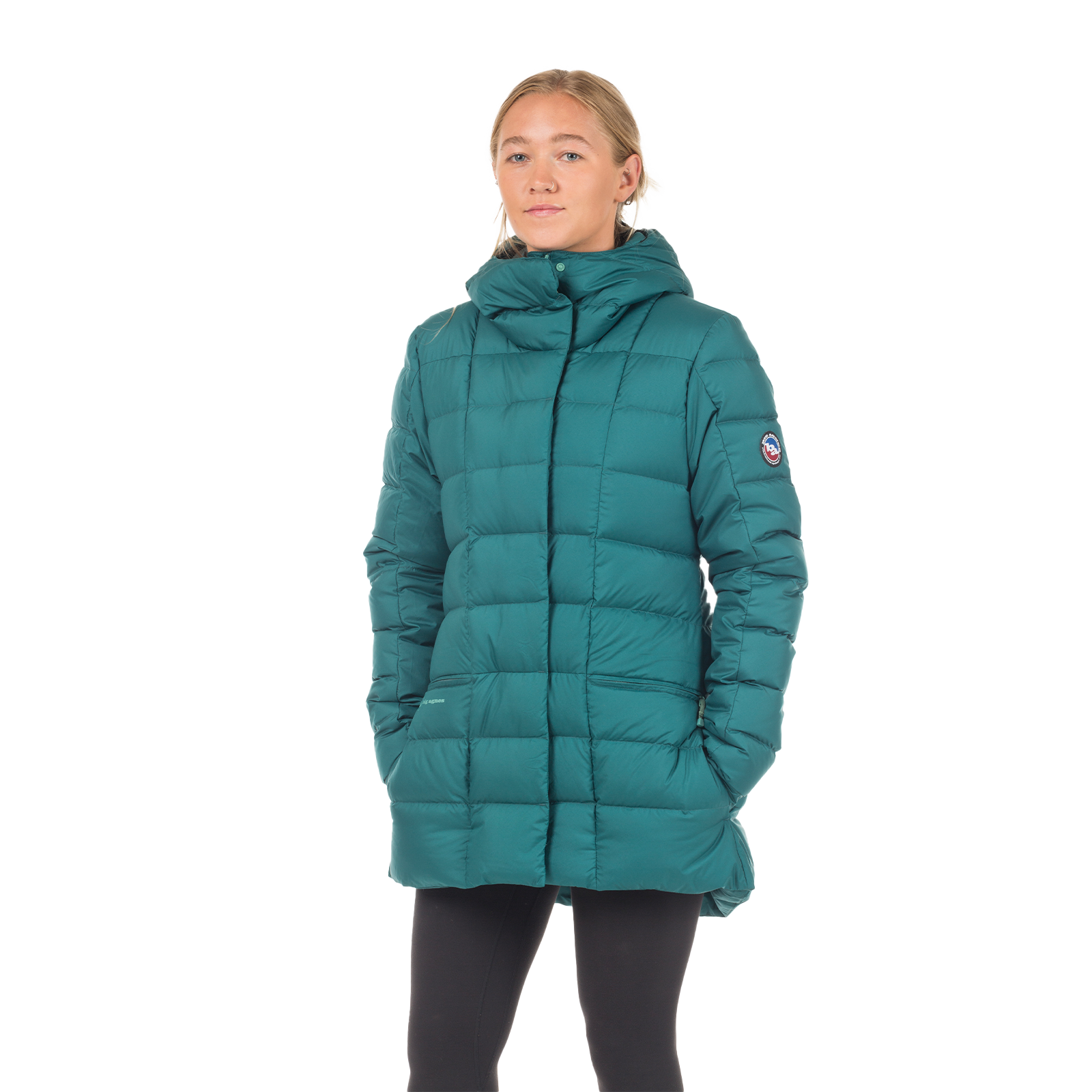 Teal padded jacket deals womens