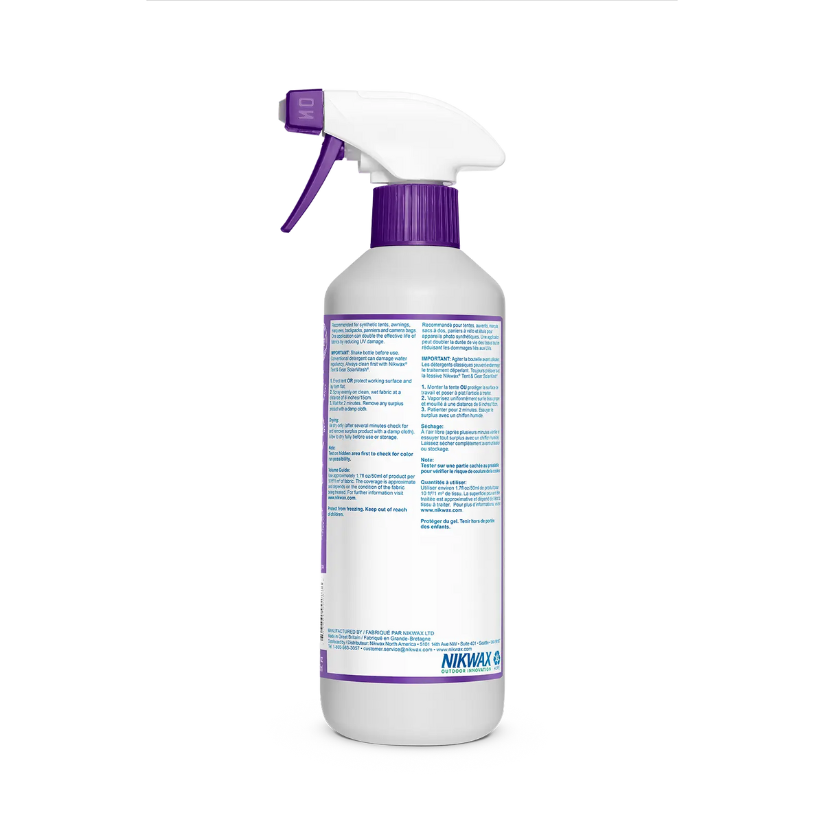 Nikwax Spray-On Tent & Gear SolarProof 16.9 oz