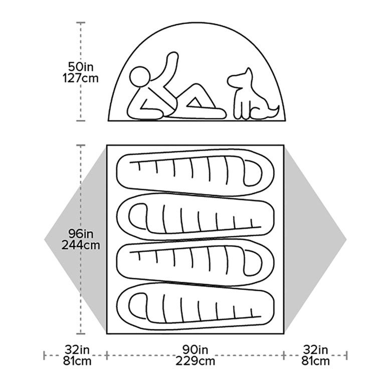 Blacktail 4 Superlight Tent | Big Agnes