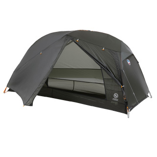 Copper Spur UL1 Bikepack with a rolled-up sleeping pad inside on a white background