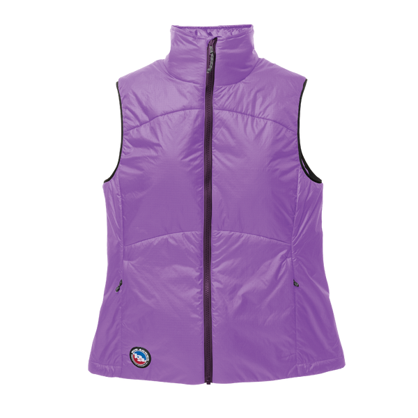 Purple vest zipped
