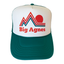 Sunset Stripe Trucker Hat - Jade