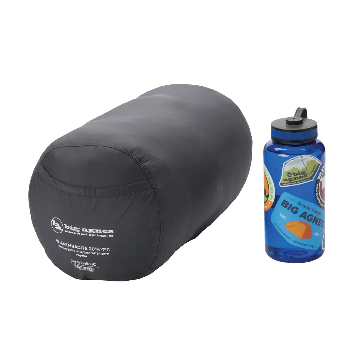 Women's Anthracite 20° Traditional Mummy Sleeping Bag | Big Agnes Women's Anthracite 20° Traditional Mummy Sleeping Bag | Big Agnes