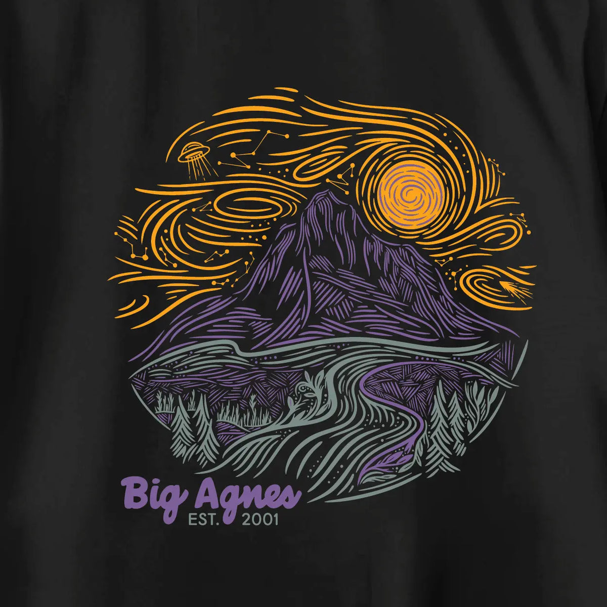 【希少】WOLS: From the Street to the Cosmos W's Cosmic Sky T-Shirt | Big Agnes