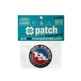 2" Big Agnes Logo Noso® Patch Packaged