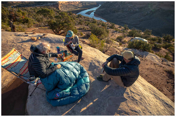 Camp Robber Down Blanket Lifestyle Image