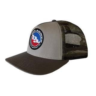 Classic Logo Trucker Hat - Steel / Tiger Camo