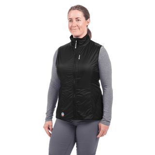 Women's Crystal Vest Black