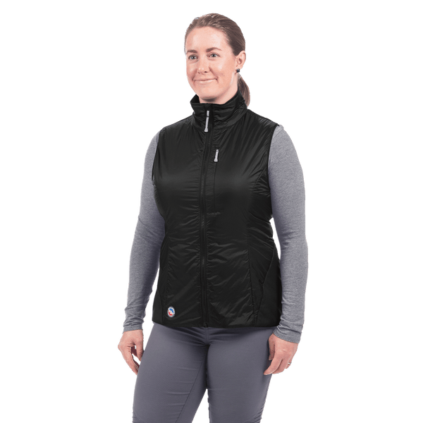 Women's Crystal Vest Black