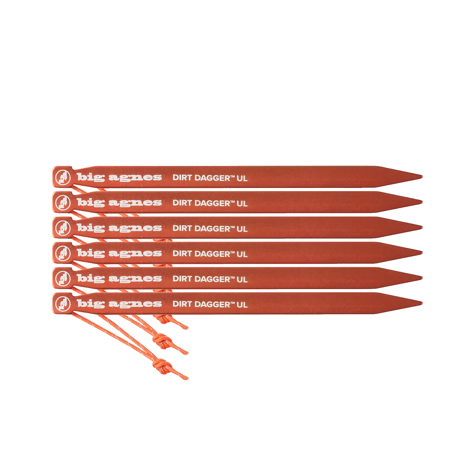 Dirt Dagger™ UL 6-pack Tent Stakes