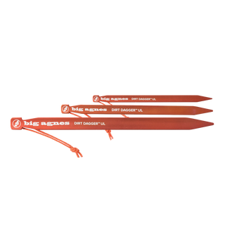 Dirt Dagger UL Tent Stakes Pack of 6 Side By Side