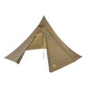 Gold Camp UL 3 Tarp Door Open