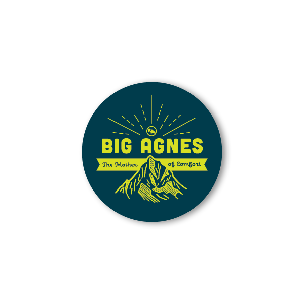 Mountain Rise 3.5" Sticker 