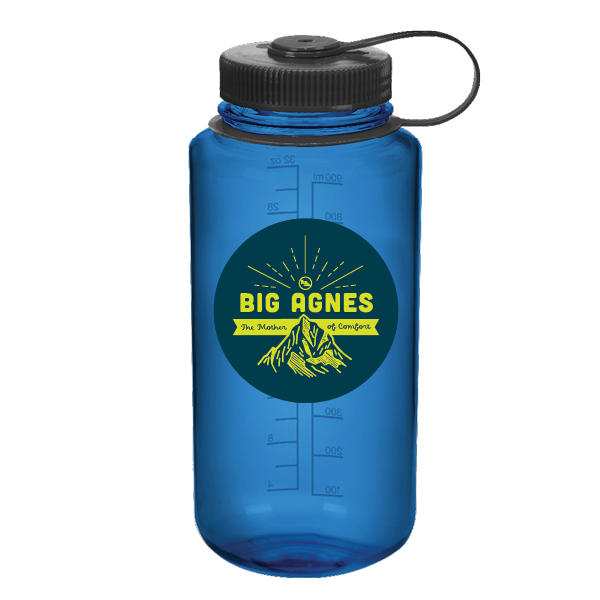 Mountain Rise 3.5" Sticker On Nalgene