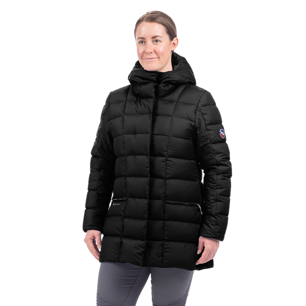 Black top cagoule womens
