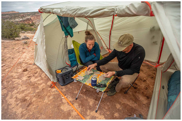 Woodchuck Camp Table Lifestyle Image